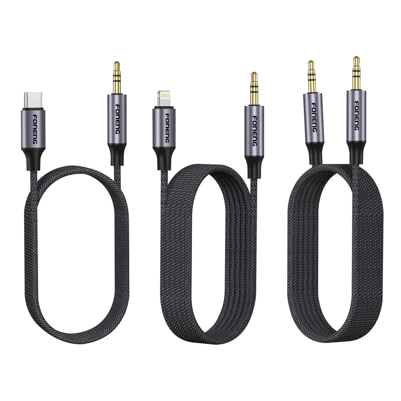 BM31 Audio Cable (100cm) Male 3.5mm to Male 3.5mm / Black