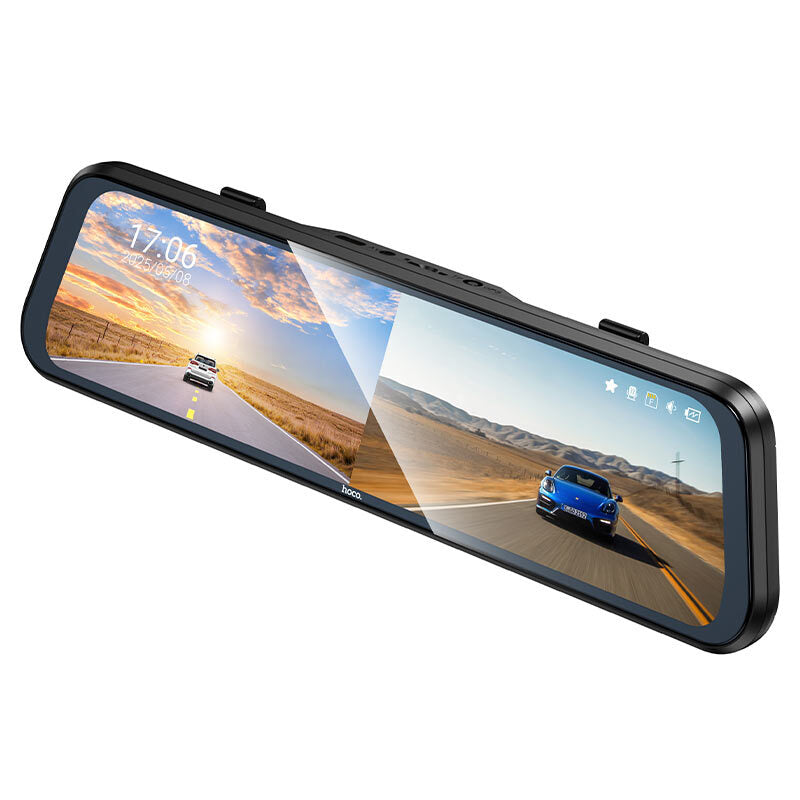 Dash Cam DV16 | Mirror Dual-Channel Driving Recorder