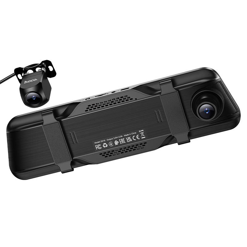 Dash Cam DV16 | Mirror Dual-Channel Driving Recorder