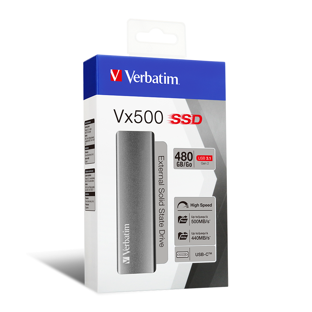 480GB External SSD | VX500 | USB 3.1 Gen 2