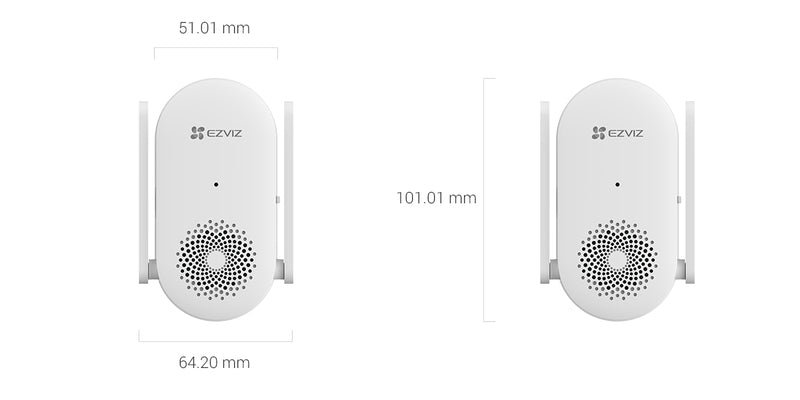 Extra compatible plug-in Chime (works with all battery doorbells)