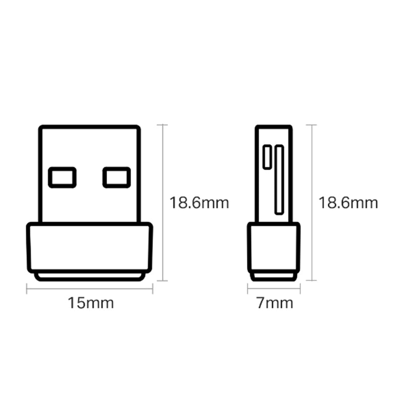 AC600 Nano Wireless Dual Band USB Adapter