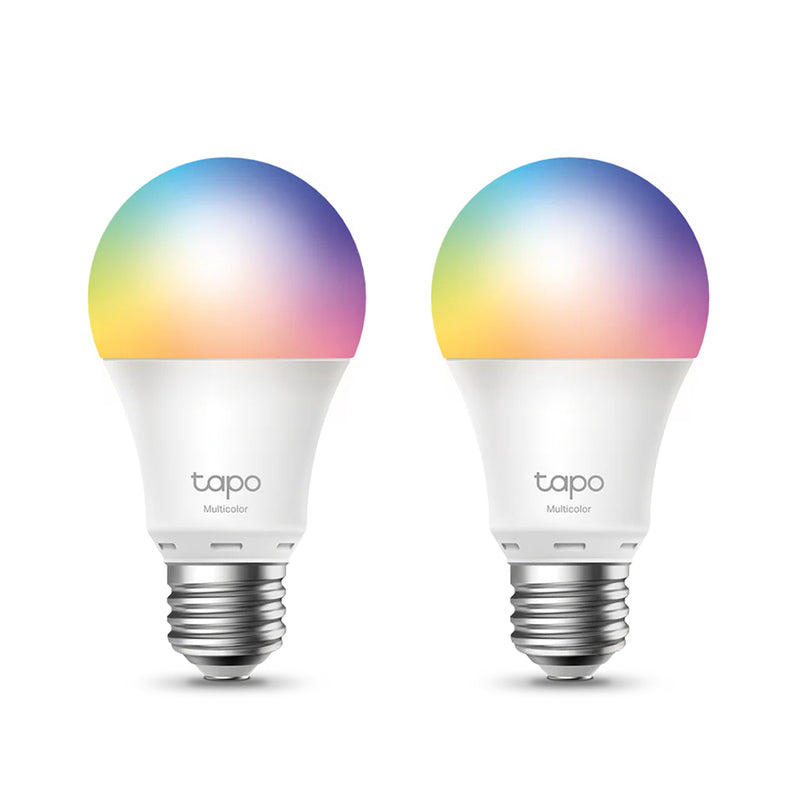 Tapo Smart Light Bulb with Multicolour, E27, 2 pack