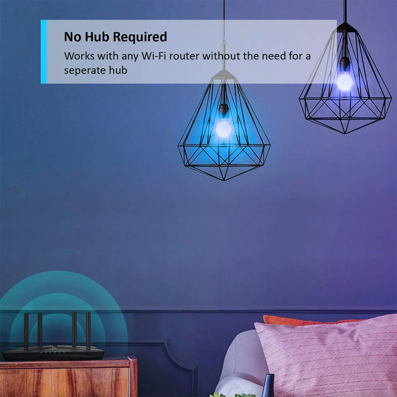 Tapo Smart Light Bulb with Multicolour, E27, 2 pack