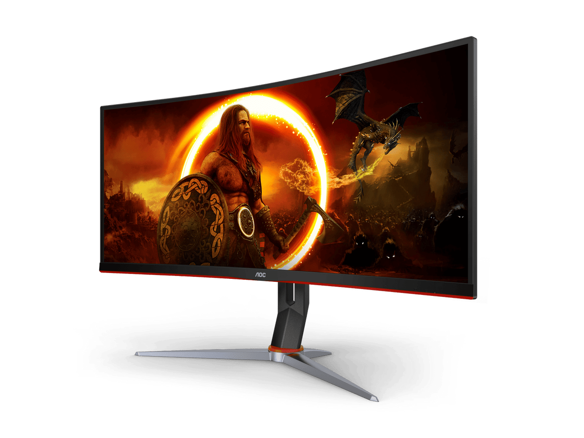 AOC CU34G2XP | 34" Ultrawide Curved Gaming Monitor — WQHD 180Hz
