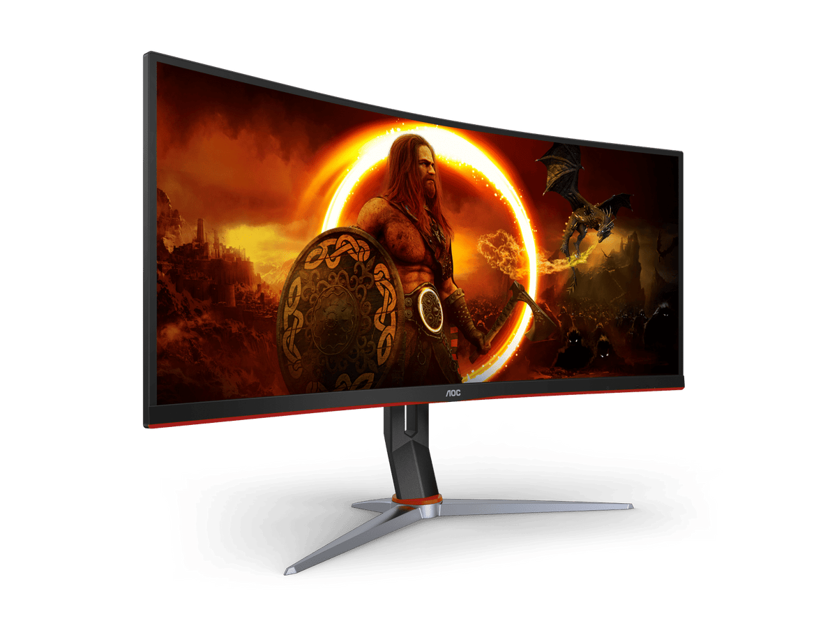 AOC CU34G2XP | 34" Ultrawide Curved Gaming Monitor — WQHD 180Hz