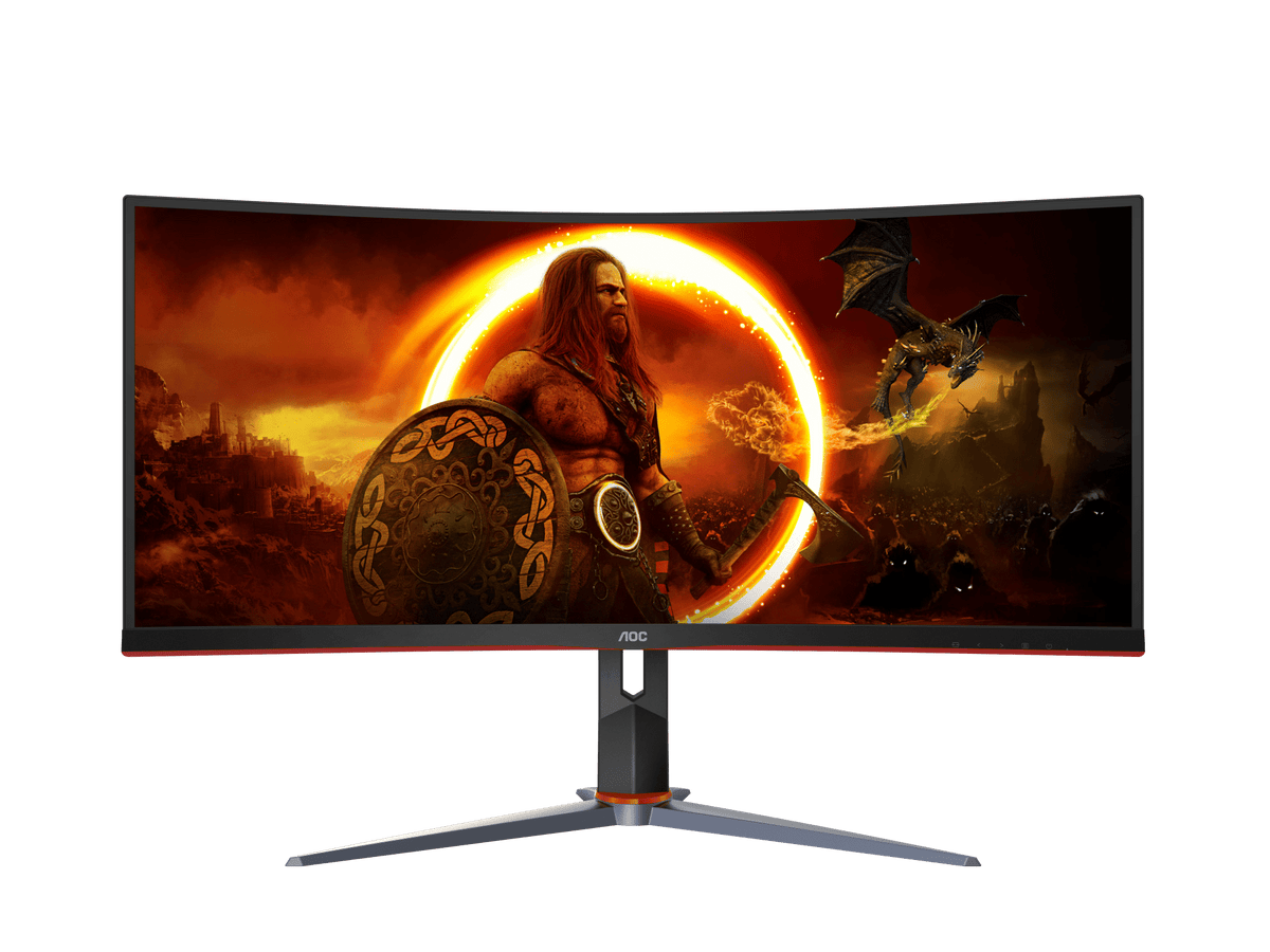 AOC CU34G2XP | 34" Ultrawide Curved Gaming Monitor — WQHD 180Hz