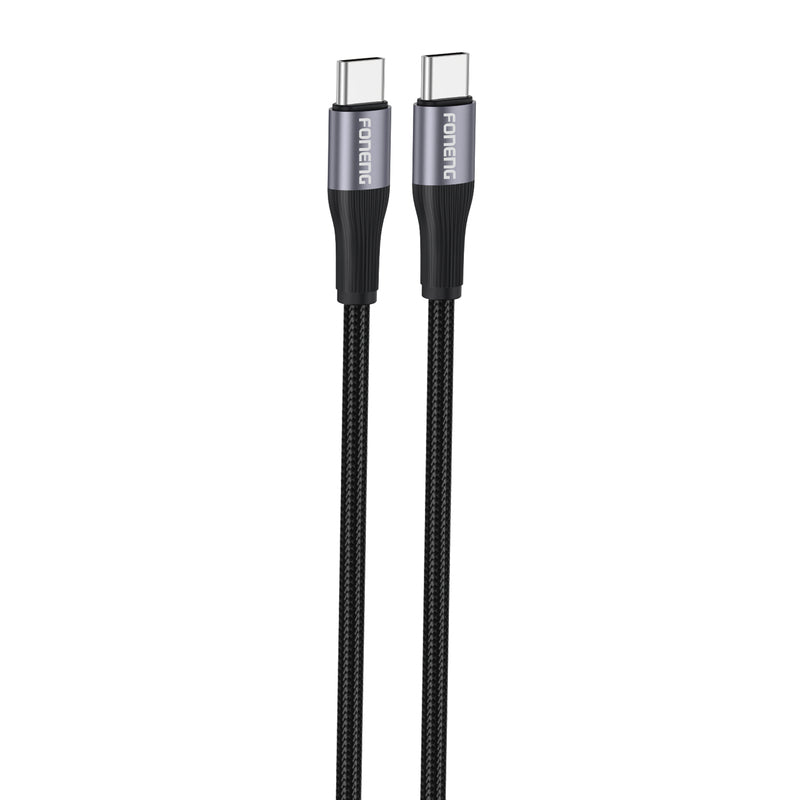 X112 (3A) 1M USB A To C Spiral Braided Cable