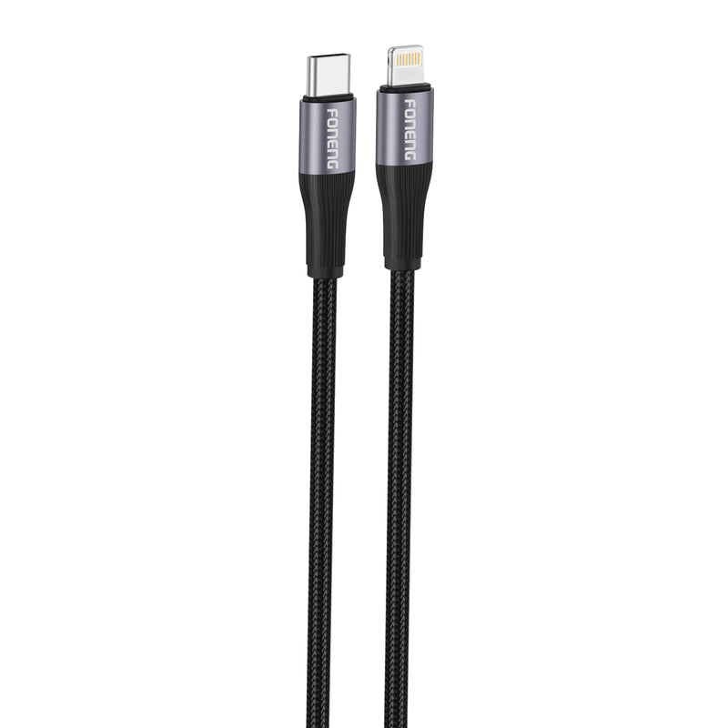 X112 (3A) 1M USB A To C Spiral Braided Cable