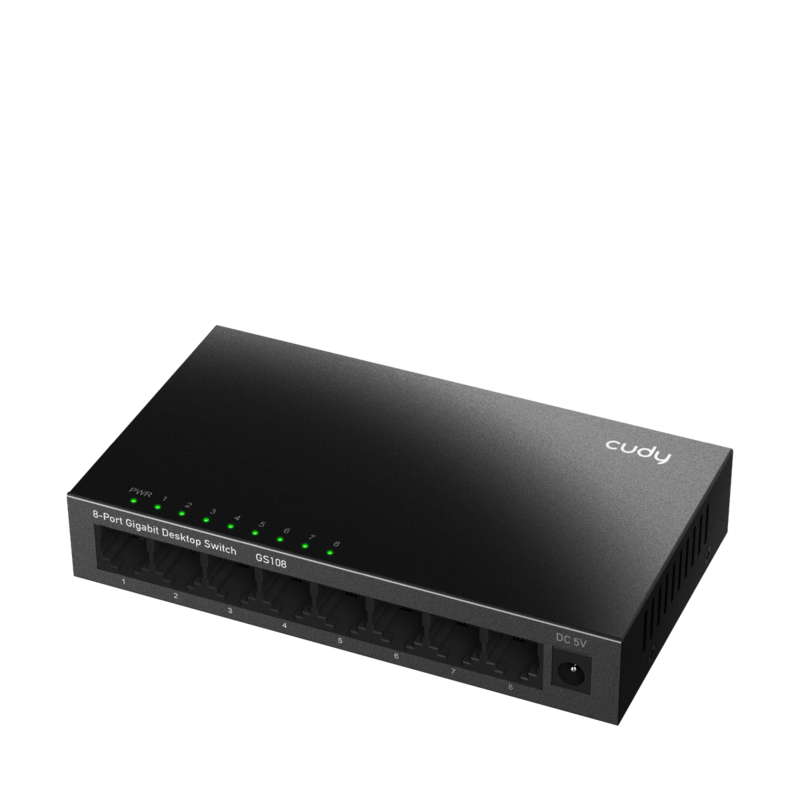 8-Port Gigabit Desktop Network Switch | GS108