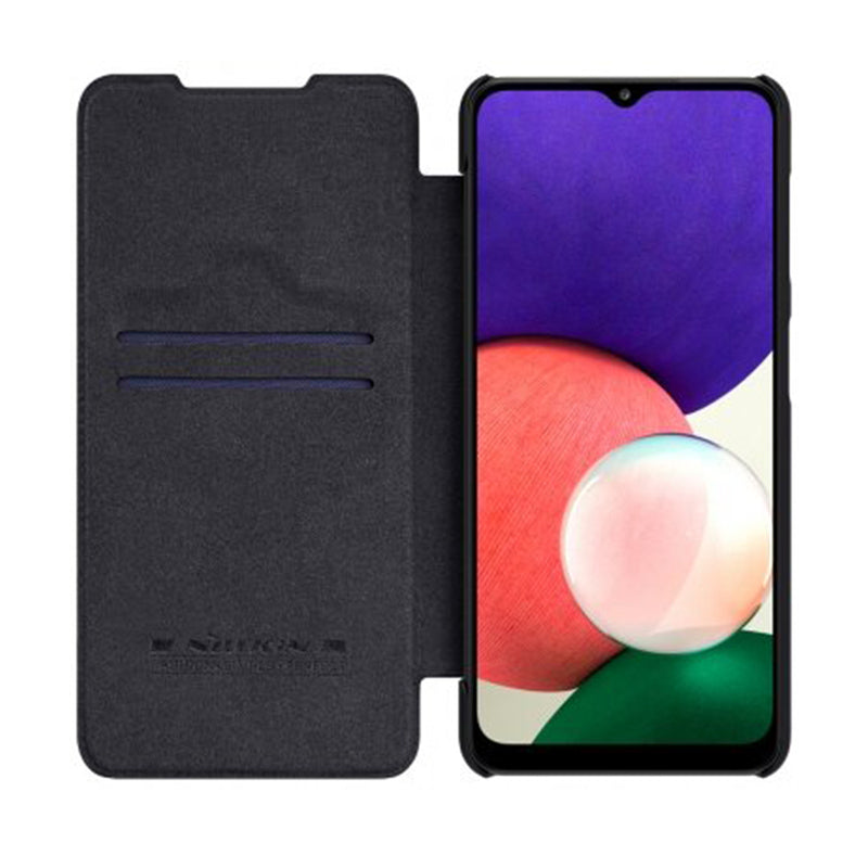 Galaxy A22 4G Nillkin Black Wallet Case