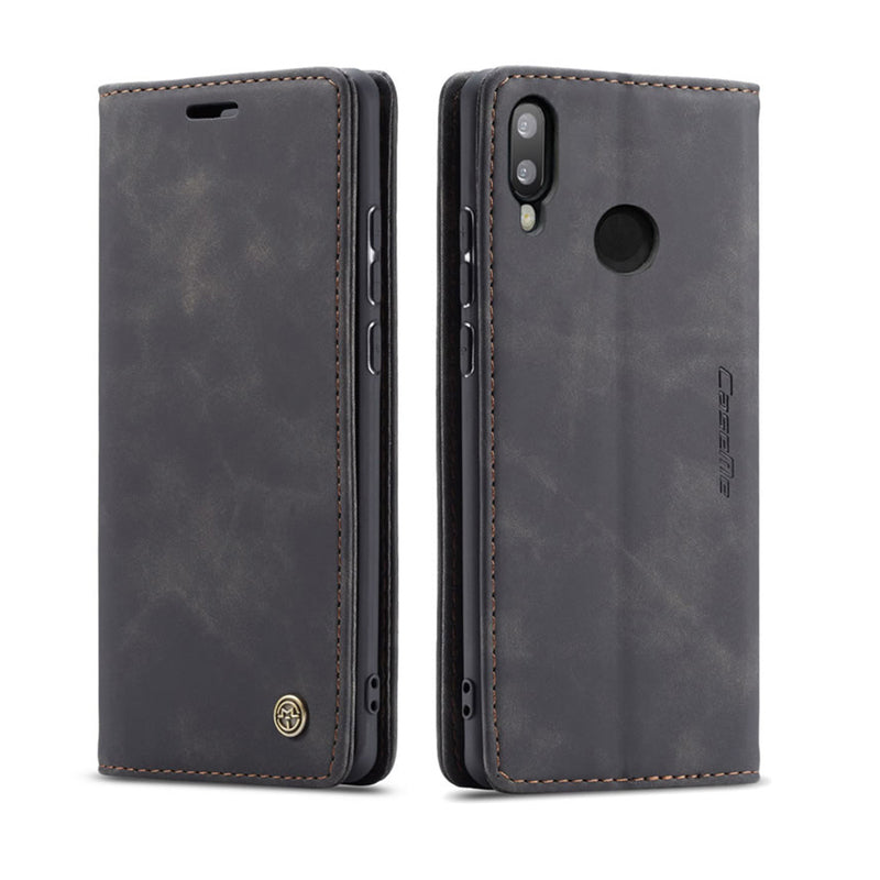 Huawei P20 Lite Wallet Case - Black