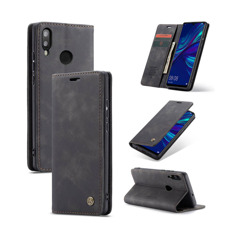 CaseMe Huawei P Smart 2019 Wallet Case - Black
