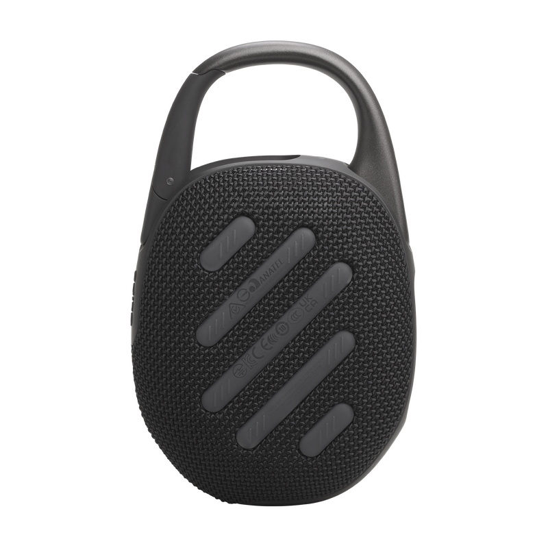 Clip 5, Black portable bluetooth speaker, 12H battery, IP67 and Auracast connect