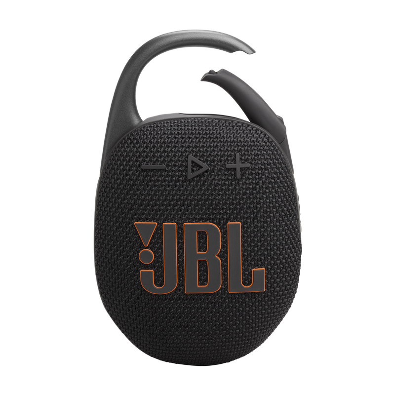 Clip 5, Black portable bluetooth speaker, 12H battery, IP67 and Auracast connect
