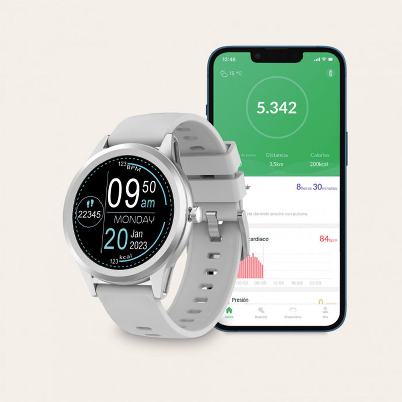 Ksix Smartwatch Globe Silver