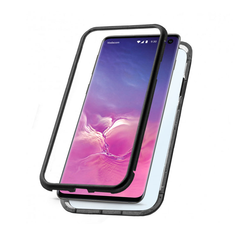 KSIX Magnetic Phone Case for Samsung Galaxy S10 Black TechStar