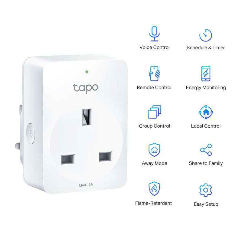 Tapo P110  Mini Smart Wi-Fi Socket, Energy Monitoring
