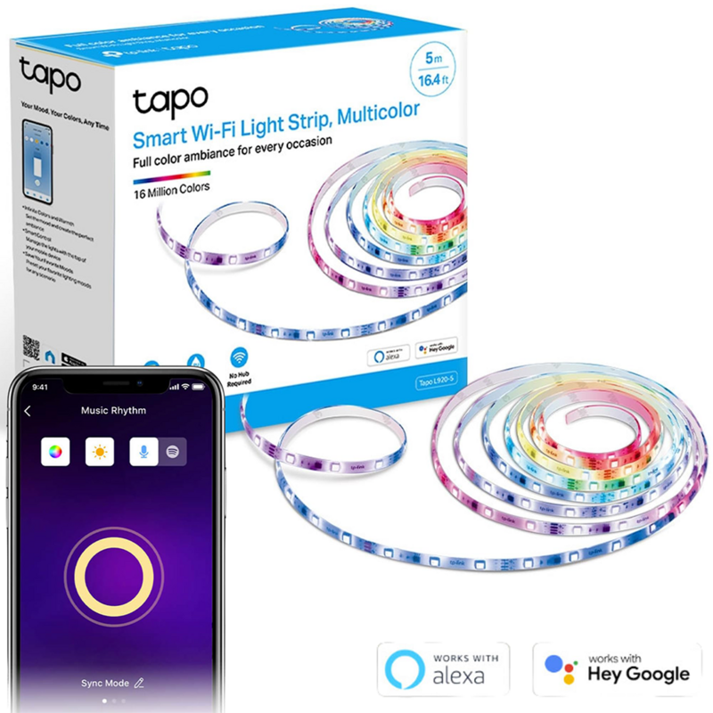 Tapo Smart Wi-Fi light Strip Multicolor 5M