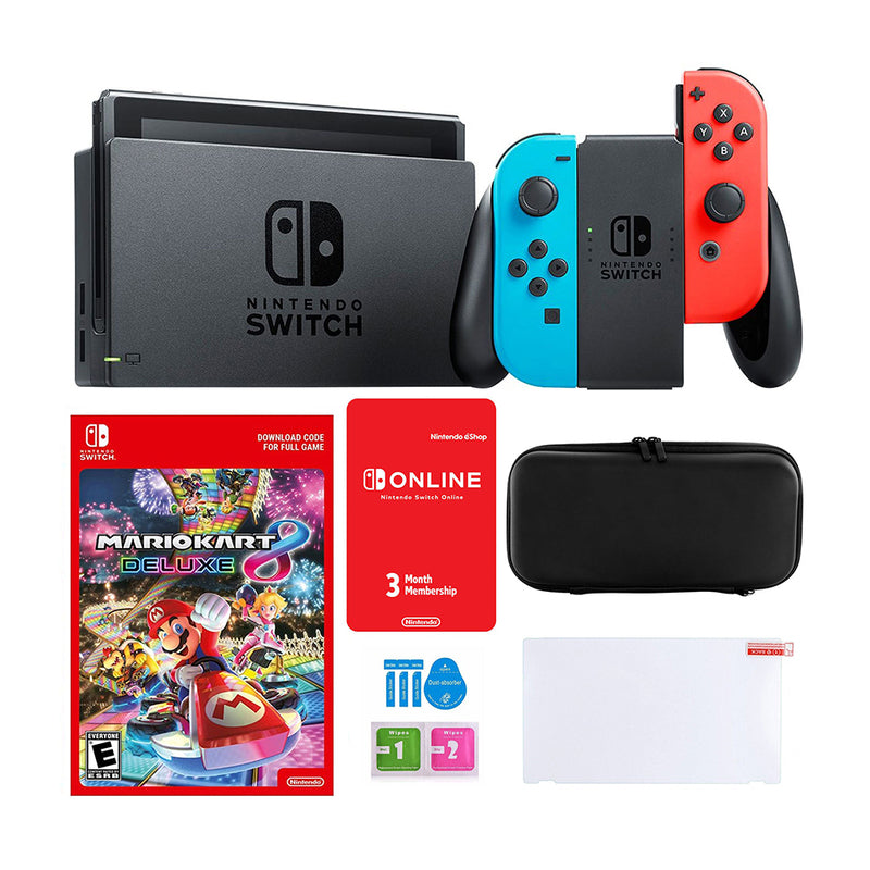 Switch OLED Bundle Mario Kart Deluxe Digital Copy Month
