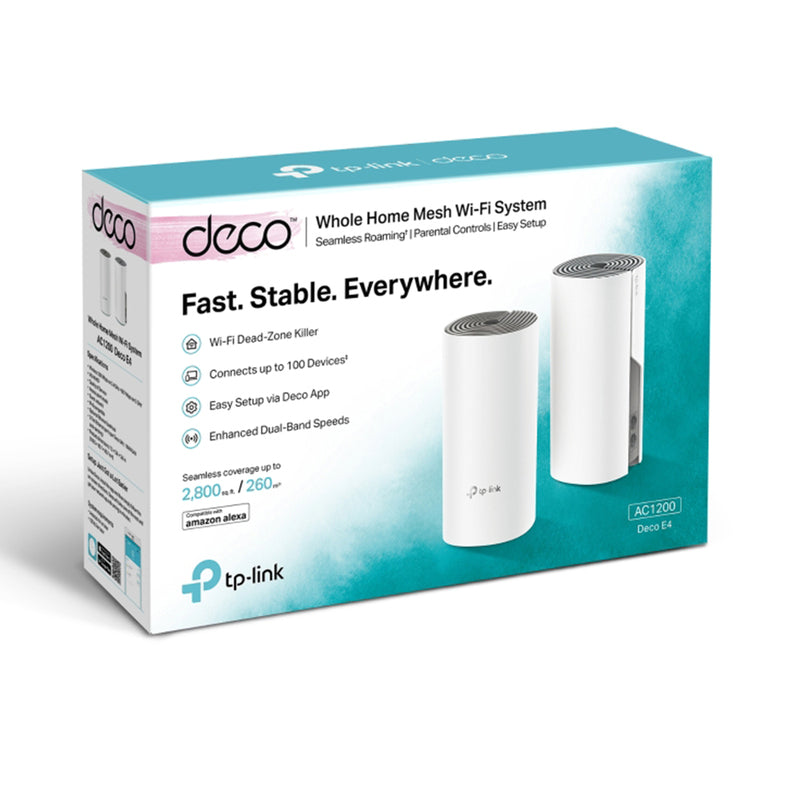 AC1200 Deco E4 Whole-Home Mesh Wi-Fi System (2-pack)