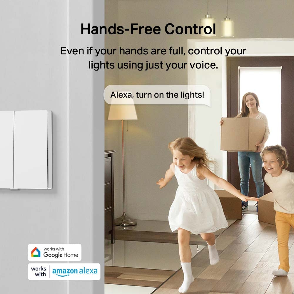 Tapo S220  Smart Light Switch 2-Gang 1-Way