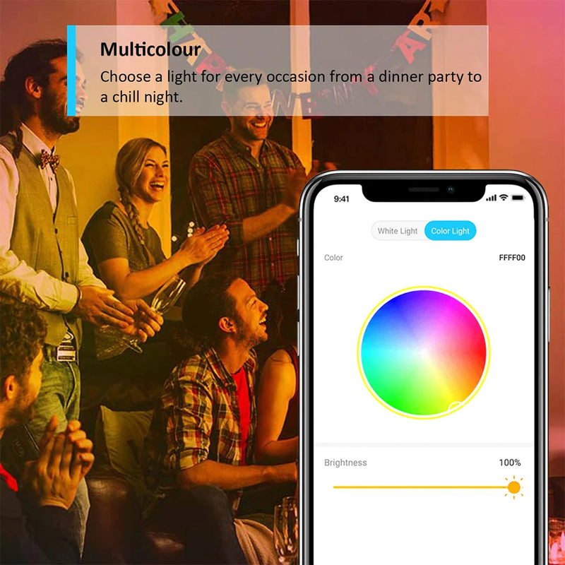 Tapo Smart Wi-Fi Light Bulb, Multicolour, B22, L530B(4-pack)
