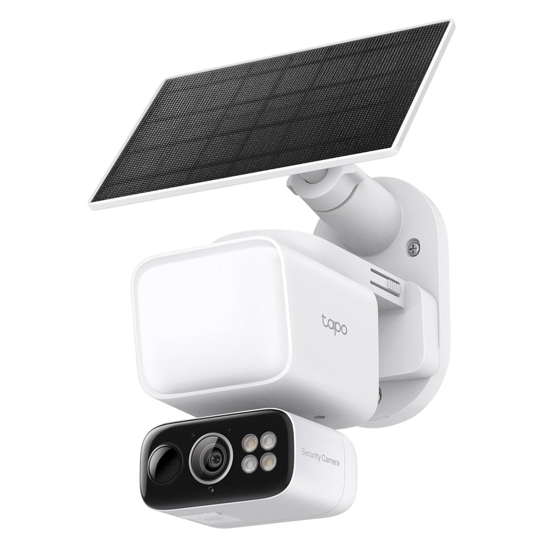 Tapo TC50 Kit Solar- Powered Security Camera, Floodlight Pan/Tilt
