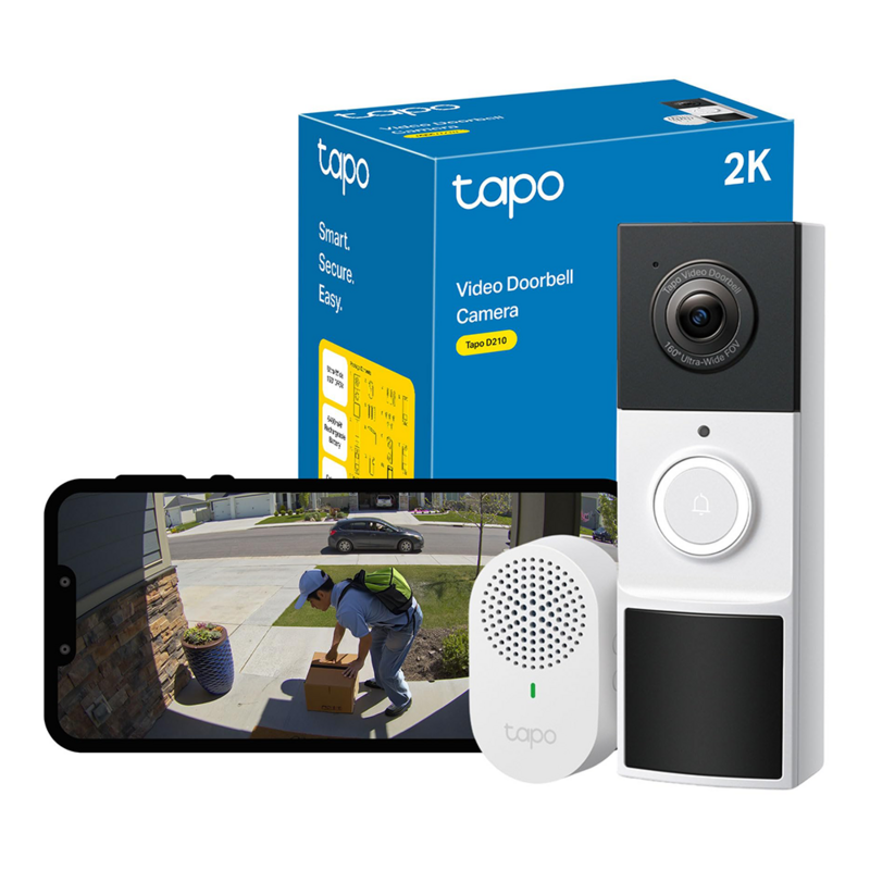 Tapo D210 2K 3MP Video Doorbell Camera