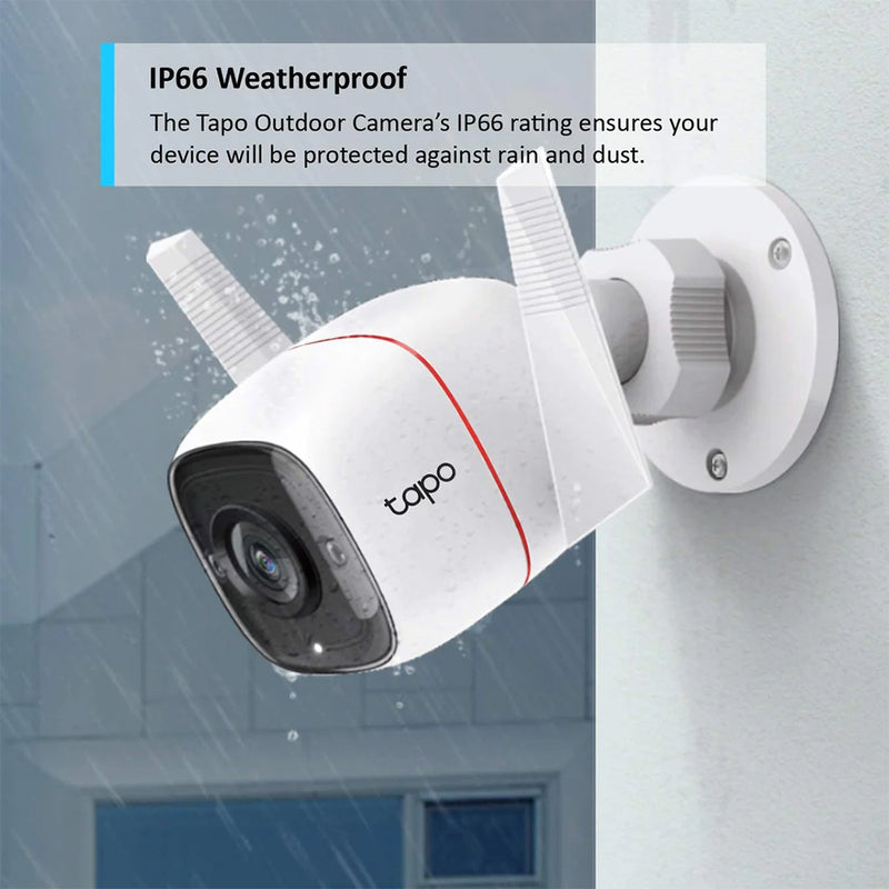Tapo Outdoor Smart Security Camera, Colour Night Vision
