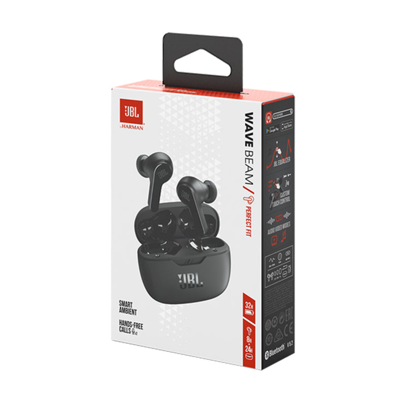 Wave Beam True Wireless Earbuds Black TechStar