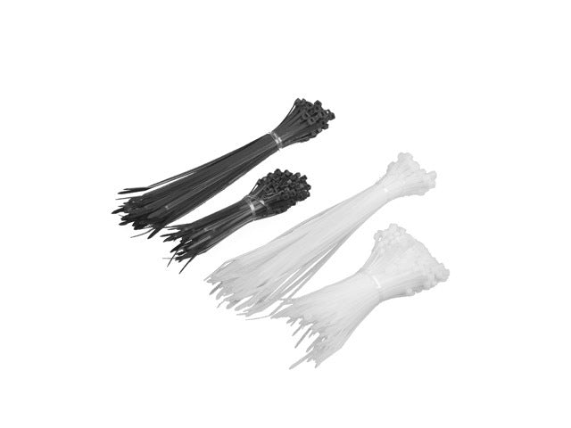 CABLE TIE SET 400 PIECES 2 COLOURS