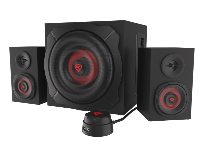 Helium 610BT 60W RMS Wired Speakers | 2.1