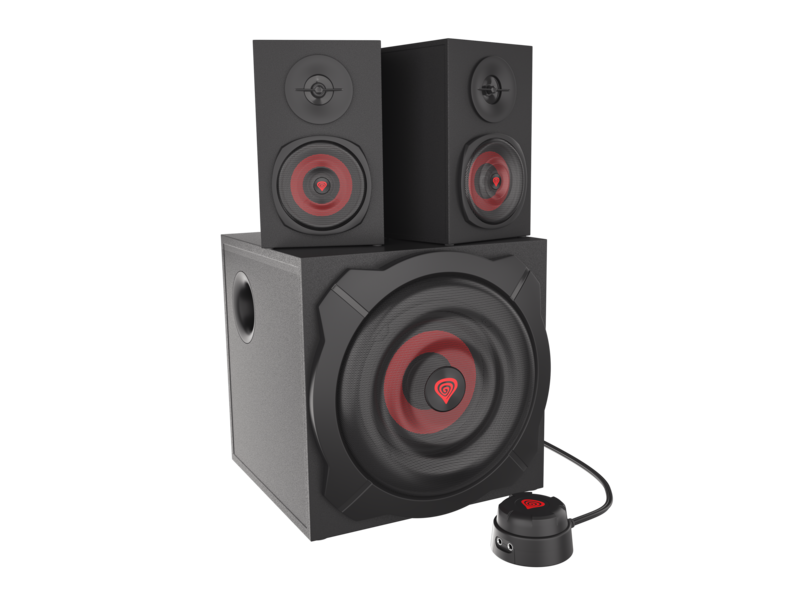 Helium 610BT 60W RMS Wired Speakers | 2.1
