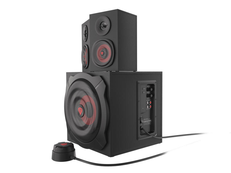 Helium 610BT 60W RMS Wired Speakers | 2.1