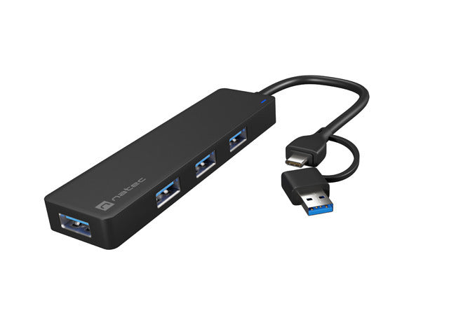 USB-C 3.0 HUB Mayfly 4-PORT BLACK