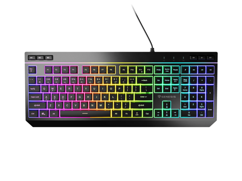 Gaming Keyboard Rhod 530 RGB US Layout Backlight Programmable