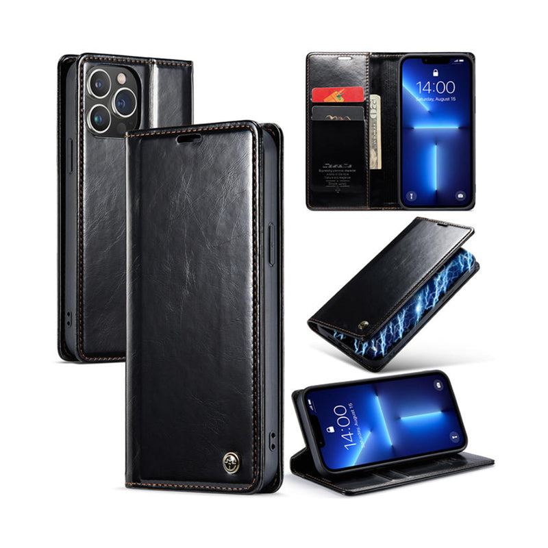 iPhone 13 Pro Wallet Case - Black
