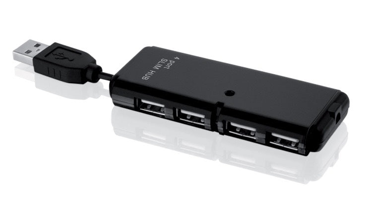 IUHT008C Usb Hub USB 2.0 480 Mbit/s Black