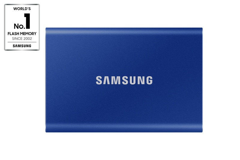 1TB Portable SSD T7 Blue