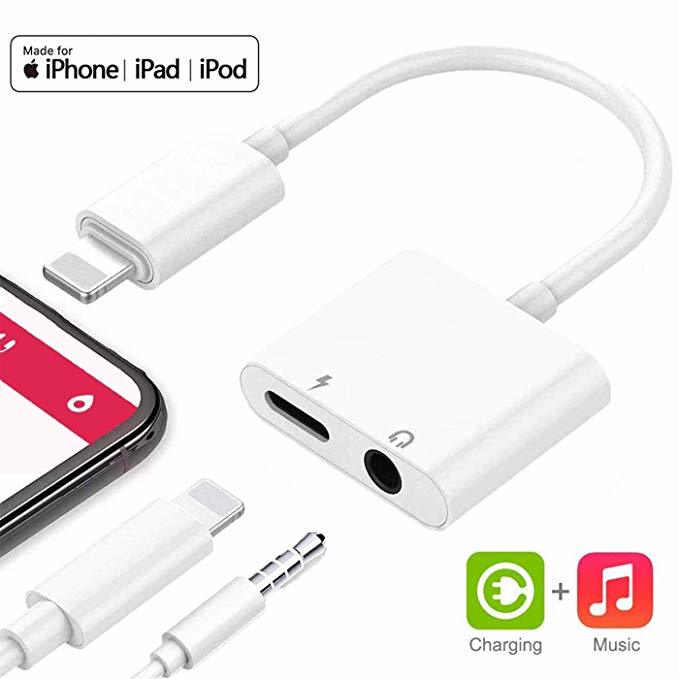 Lightning to Power &amp; 3.5mm Audio Adapter