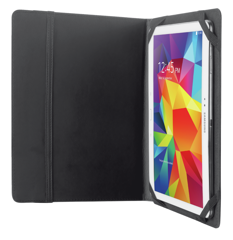 Primo Universal Folio Case for 10" Tablets | Black