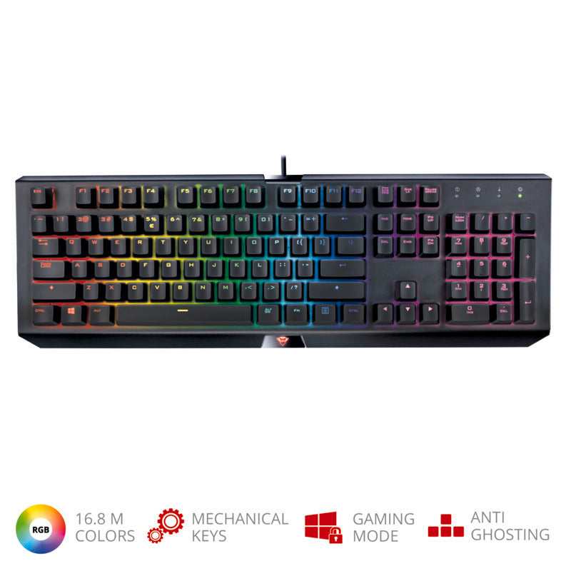 Trust GXT 890 Cada RGB Mechanical Gaming Keyboard TechStar