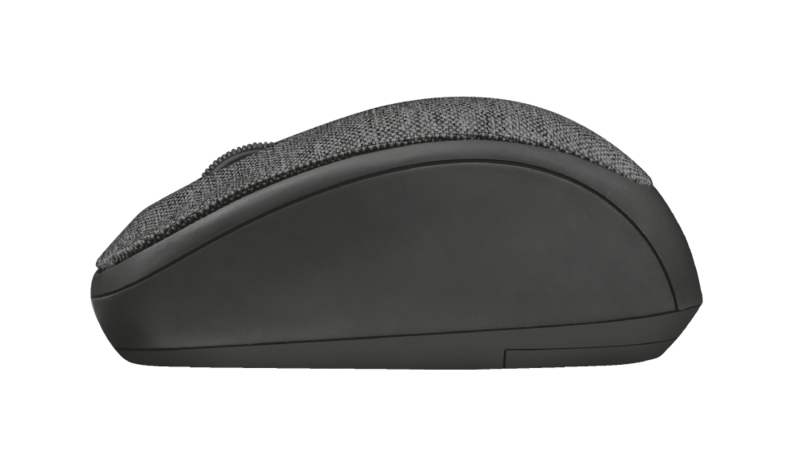 Yvi Fabric Wireless Mouse | Black