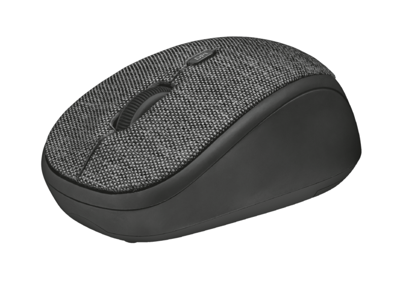 Yvi Fabric Wireless Mouse | Black