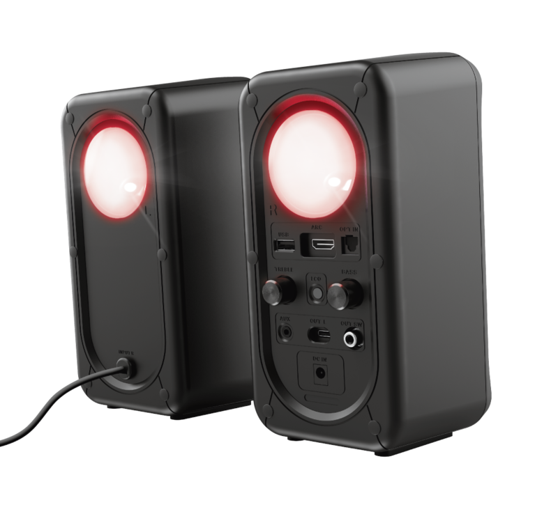 Trust  GXT 635 Rumax Multiplatform RGB 2.1 Speaker Set