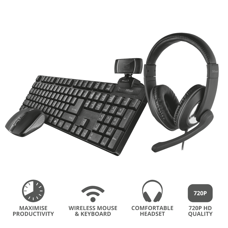 Qoby 4-in-1 Home Office Set