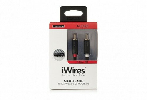 1m Stereo RCA / Phono - RCA / Phono | Black