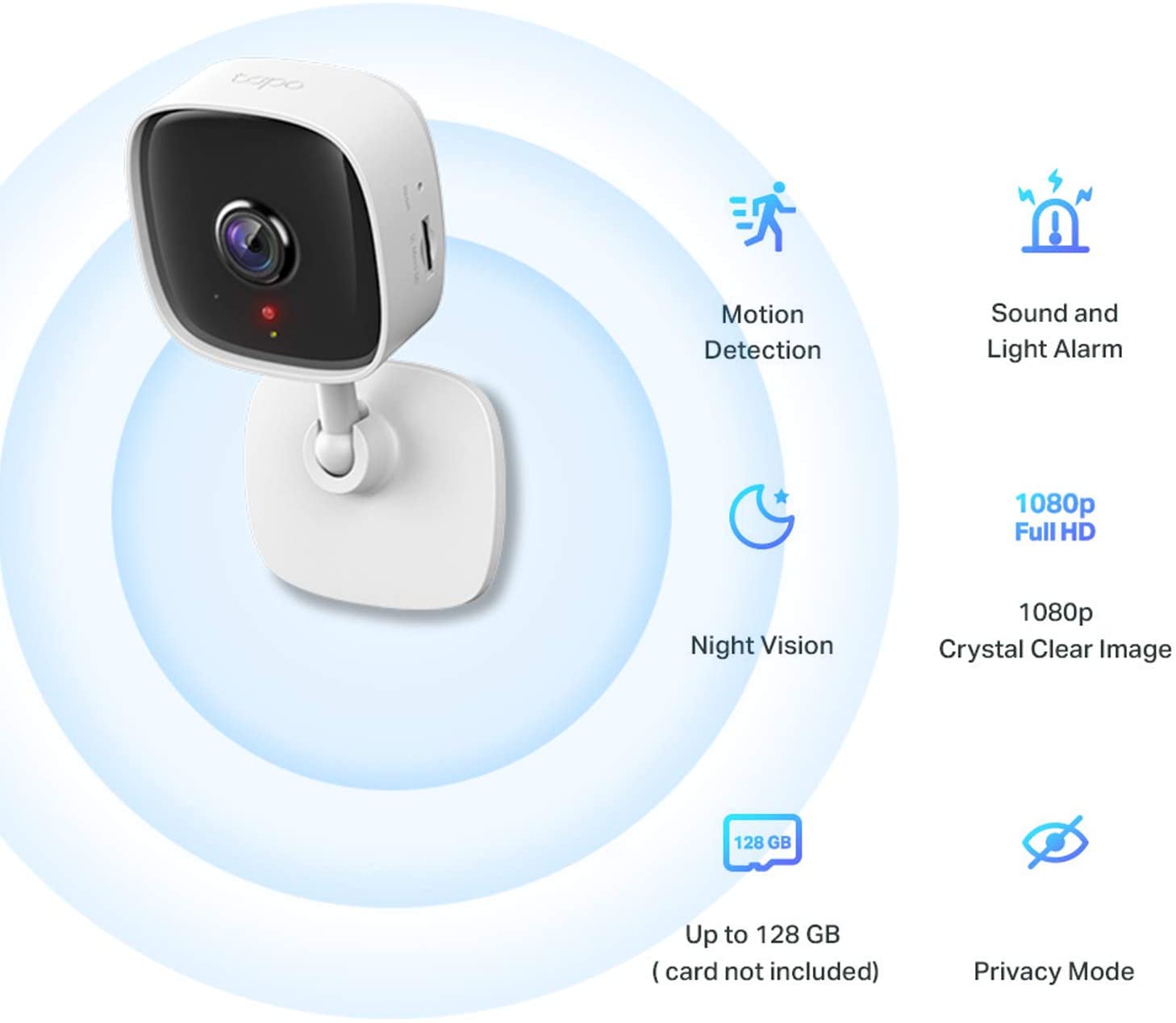 Tapo C100 Home Security Wi-Fi Camera - TechStar
