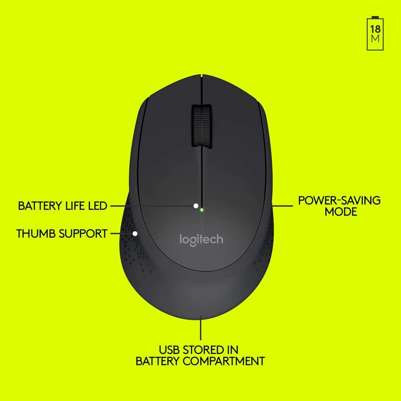 M280 Blue Wireless Mouse
